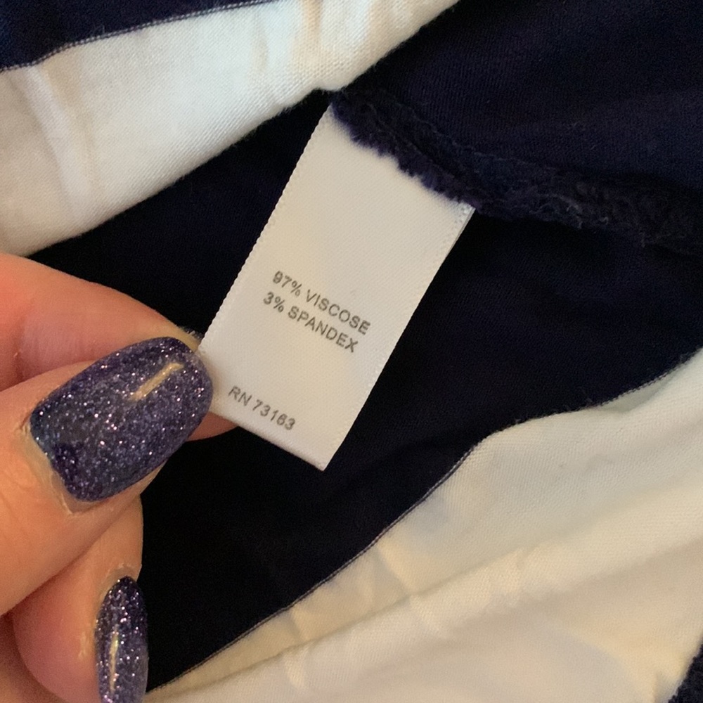 Blue & White Striped Top - Picture 9 of 10
